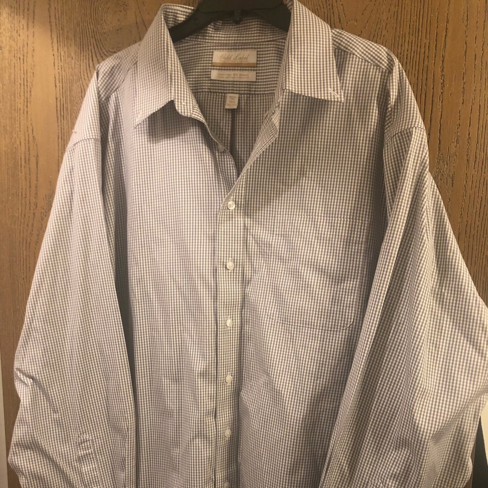Gold Label Roundtree and Yorke Mens Dress Shirt